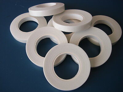 8Pcs Craft FLORIST STEM WRAP FLORAL TAPE Flower Wedding Party Green White Brown