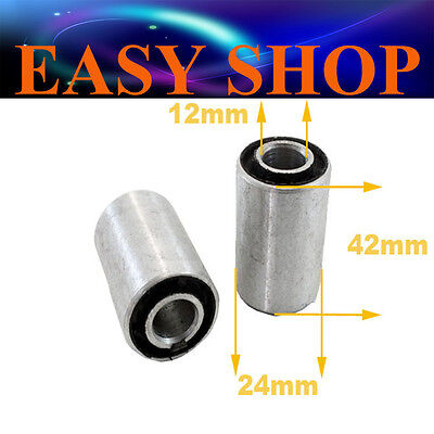2X 12mm 24mm 42mm Swingarm Swing Arm Spacers Bushes Quad ATV Dirt Pit Pro Bike