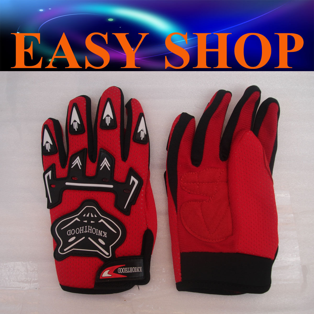 RED Kids Racing Motorcycle Gloves Motor Bike Gear Motocross Child Boy Girl PW50