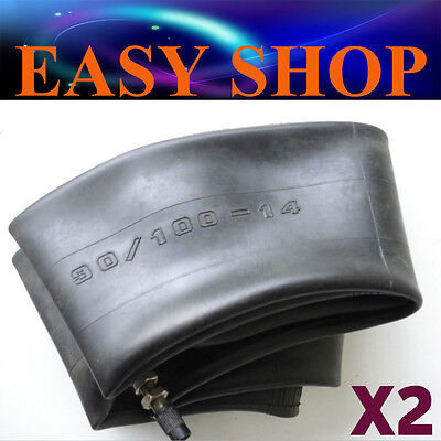 2Pcs 90/100-14'' Inch 3.00-14'' Rear Tube 125cc 140cc 150cc Dirt Pit Pro Bike