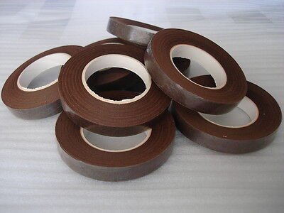 8Pcs Craft FLORIST STEM WRAP FLORAL TAPE Flower Wedding Party Green White Brown
