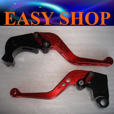 RED GOLD CNC KAWASAKI BRAKE CLUTCH LEVER ZX10R Z750R Z1000 SX NINJA ZX6R BIKE