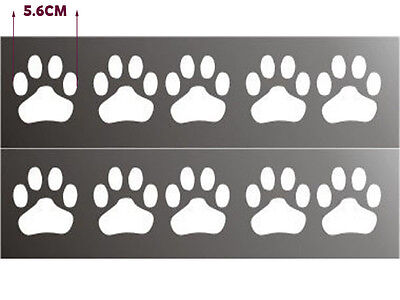 Bear Dog Paw Foot Print Sticker Decal Car Windscreen Emblem Window Black White