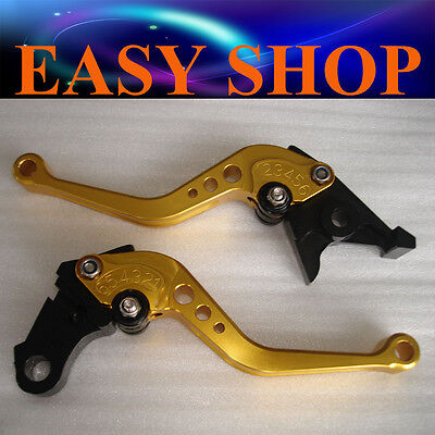 RED GOLD CNC HONDA BRAKE CLUTCH LEVER CB599 600 HORNET CBR600 900RR VTX1300 BIKE