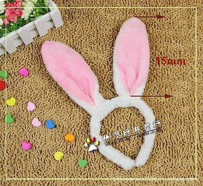 Cute Easter Bunny Rabbit Ear Headband Hair Band Girl Boy Costumes Party Dress Up