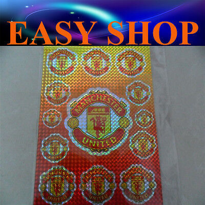 Football Club Sticker Decal Car Caravan Motorcycle Bike Quad Manchester United