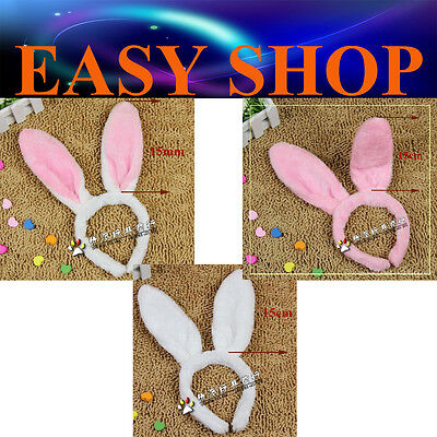 Cute Easter Bunny Rabbit Ear Headband Hair Band Girl Boy Costumes Party Dress Up