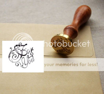 Sealing Wax Stamp Gift Thank For You Love DIY Envelope Invitation Craft Cards