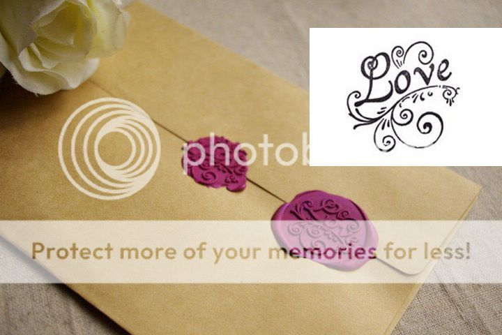 Sealing Wax Stamp Gift Thank For You Love DIY Envelope Invitation Craft Cards