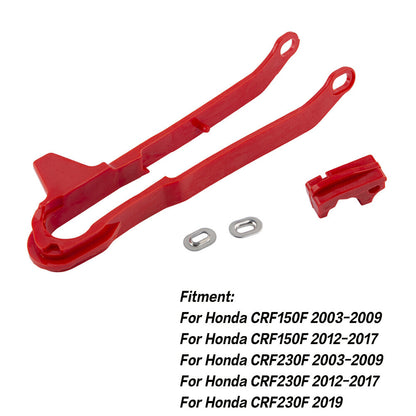 Red For Honda CRF150F 2003-2005 CRF230F 2003-2019 Swingarm Chain Slider Guides