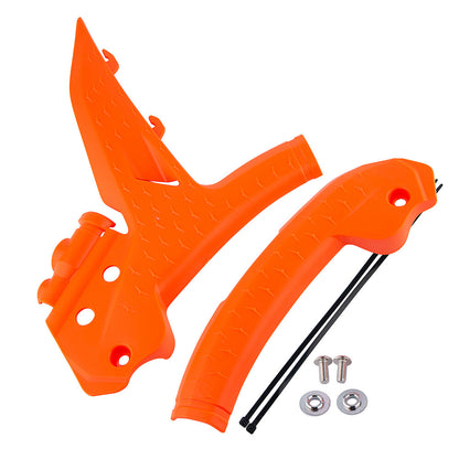Orange Frame Protection Guard Set For KTM XC SX EXC 125-500 SMR450 2023-2025
