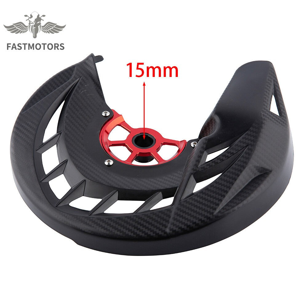 Front Brake Disc Gaurd Protector Cover Backe 15mm For CRF250M CRF250L 2012-2016