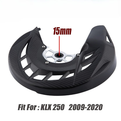 Front Brake Guard Protector Cover For Kawasaki KLX250 KLX250S 09-20 Black New