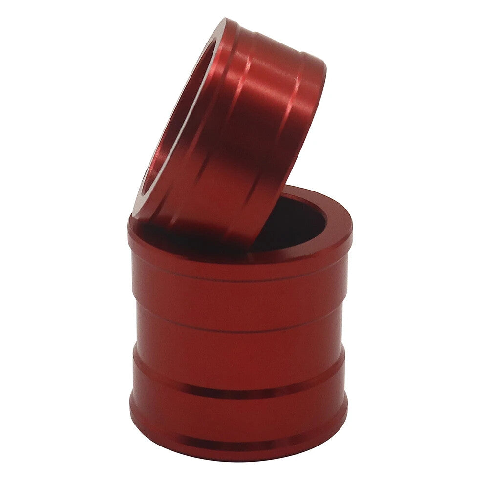 CNC Front Rear Wheel Hub Spacers Red For Honda CRF 125 250 450R 450X 2002-2018