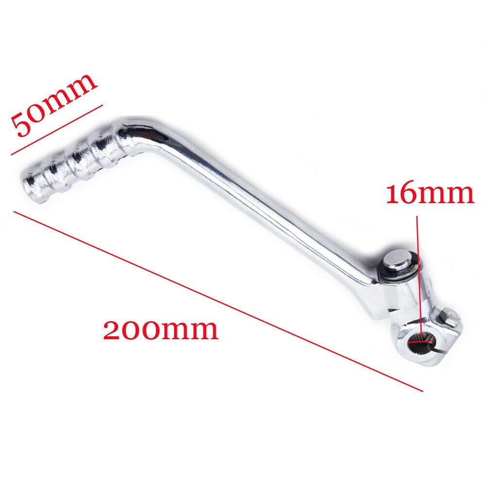 Kick Start Lever Silver For Suzuki TS125 RM100 SP250 DR250 1979-2004 Dirt Bike