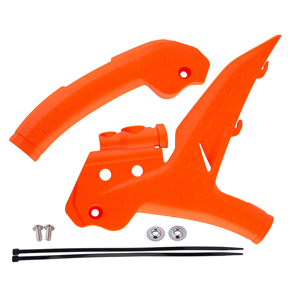 Orange Frame Protection Guard Set For KTM XC SX EXC 125-500 SMR450 2023-2025