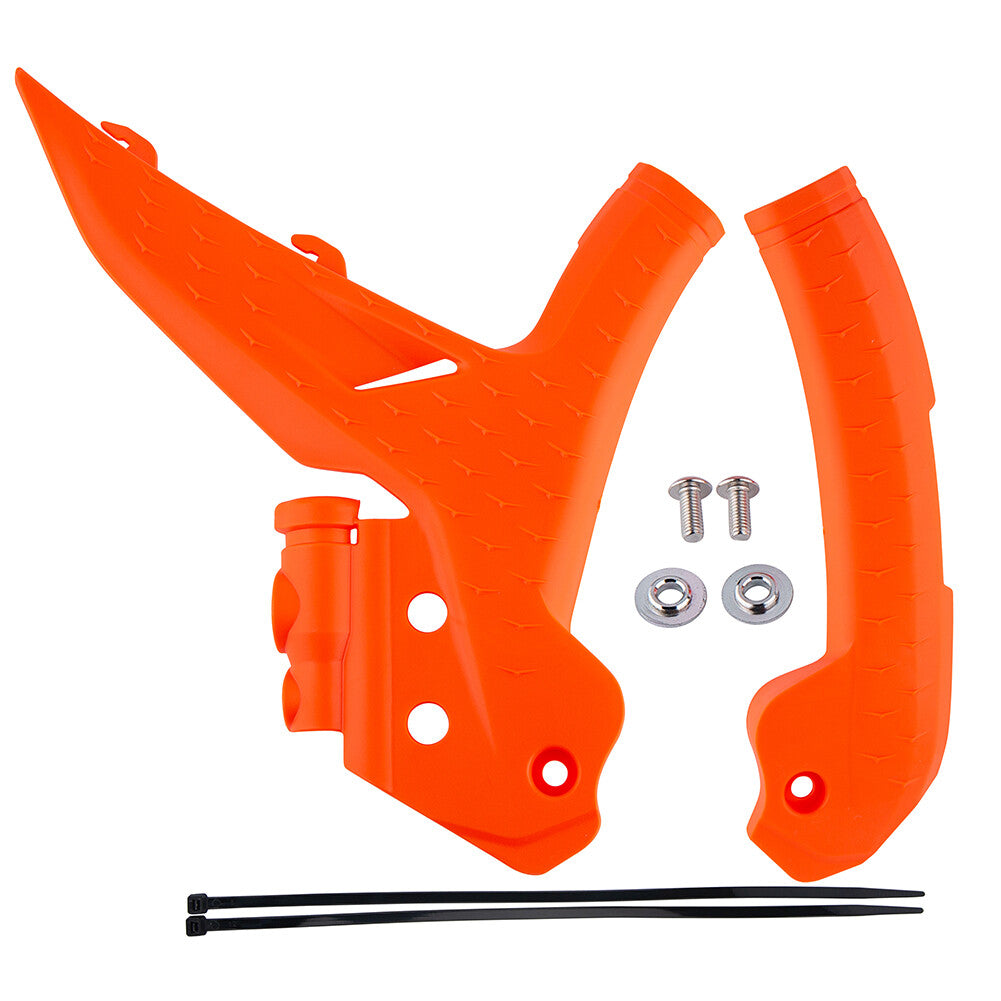 Orange Frame Protection Guard Set For KTM XC SX EXC 125-500 SMR450 2023-2025