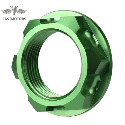 Steering Stem Nut Bolt For Kawasaki KX 125 250 250F 450F 2004-2018 Green