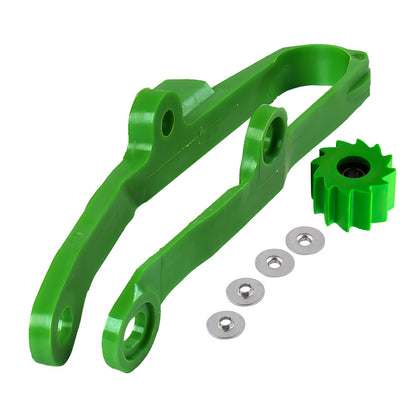 Chain Guard Guide Slider Pulley Kit New For KXF 250 450 KLX450R 2009-2018 Green