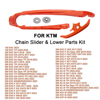 Motorcycle Chain Slider Orange For KTM SX XC XC-W EXC 150 250 300 350 450 500