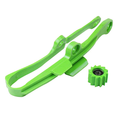 Swingarm Chain Slider Guide Bottom Roller For Kawasaki KX250F 450F KLX450R 04-21
