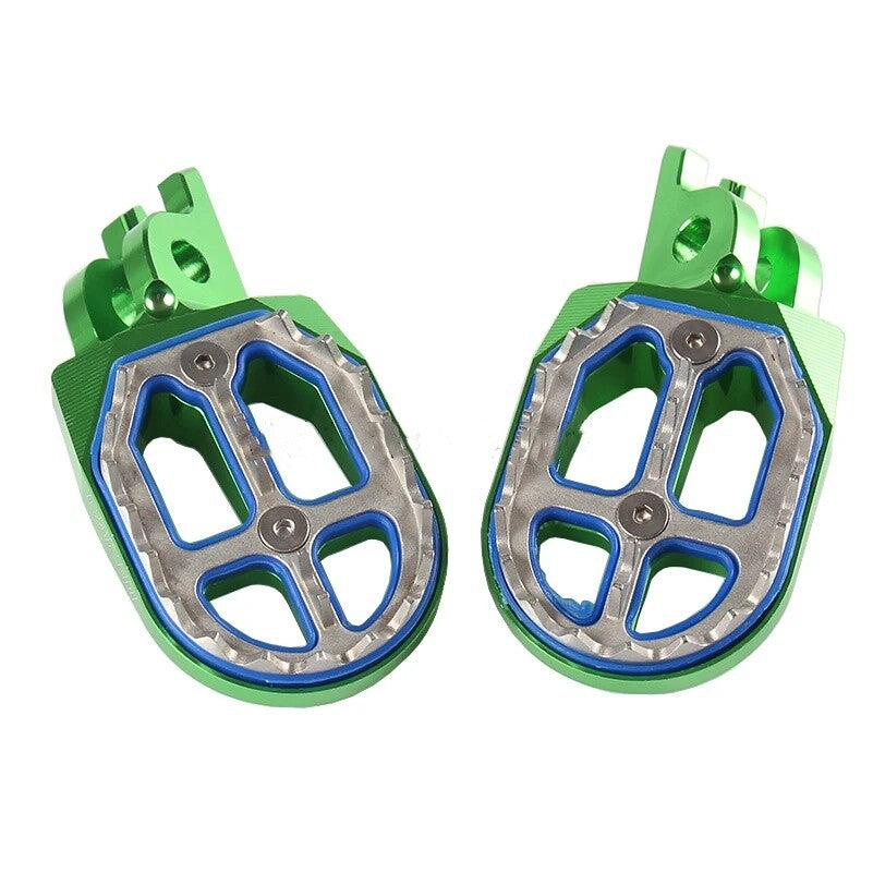 Motorcycle Foot Pegs Rests Pedals Billet MX For KAWASAKI KXF250 KX450 2019-2020