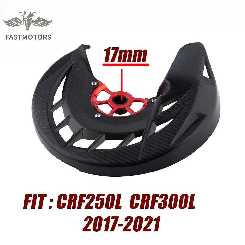 17mm Motorcycle Front Brake Disc Guard Cover Protector For CRF250L 2017-2021 New