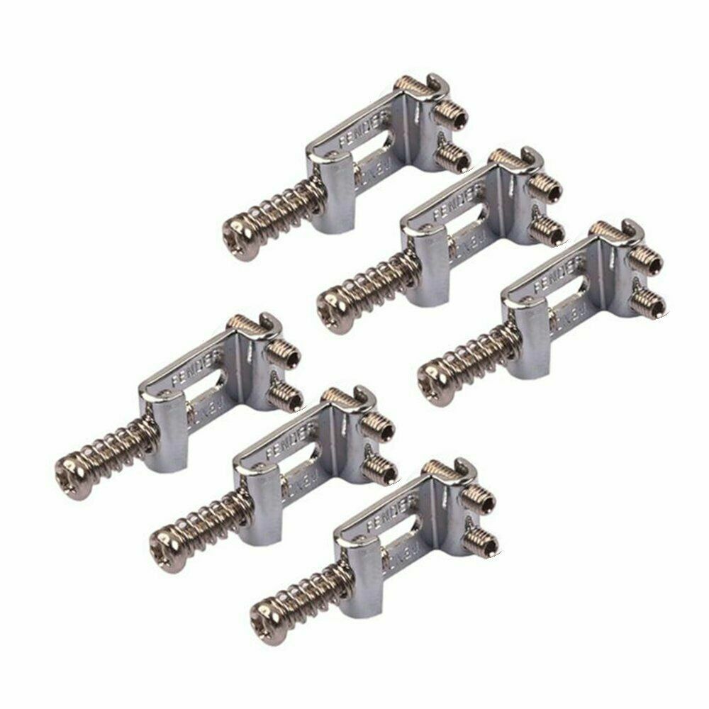 Metal Guitar Saddles Bridge Tremolo String Spacing for Stratocaster Telecaster