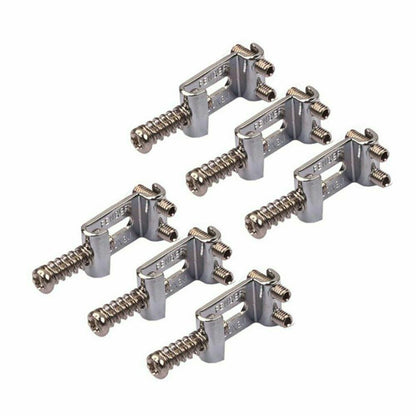 Metal Guitar Saddles Bridge Tremolo String Spacing for Stratocaster Telecaster