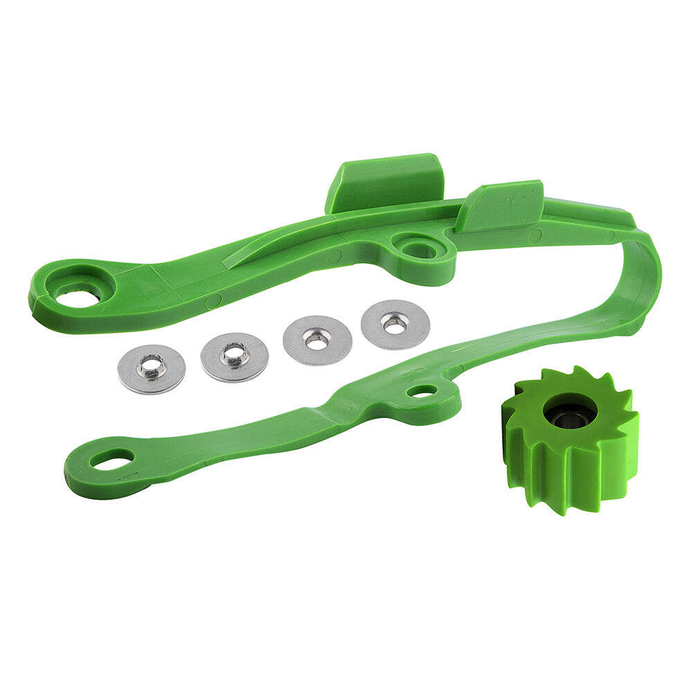 Chain Guard Guide Slider Pulley Kit New For KXF 250 450 KLX450R 2009-2018 Green