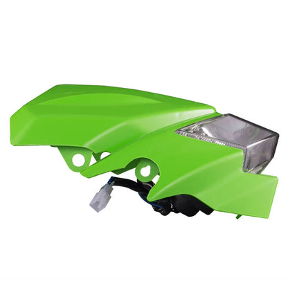 LED Headlight Headlamp Green for Kawasaki KLX110 KX125 KX450F KX250F Dirt Bike