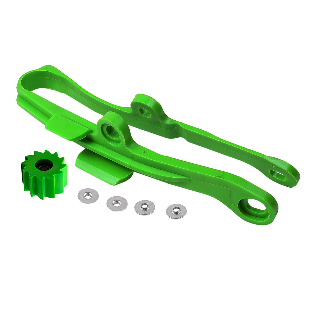 Chain Guard Guide Slider Pulley Kit New For KXF 250 450 KLX450R 2009-2018 Green