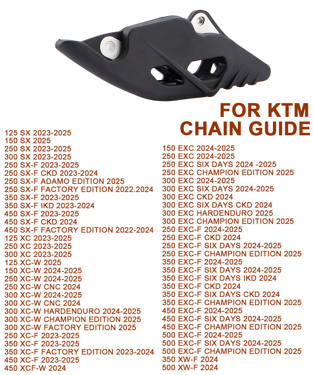 Motorcycle UFO Chain Guide For KTM 125 250 350 300 450 SX SX-F 2023 New