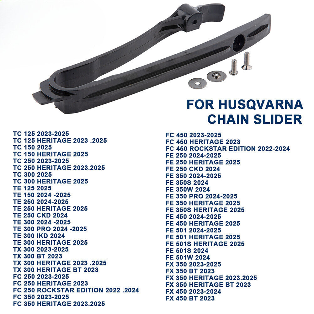 SwingArm Chain Slider Guides Black For KTM SX SX-F EXC EXC-F125 250 350 300 450