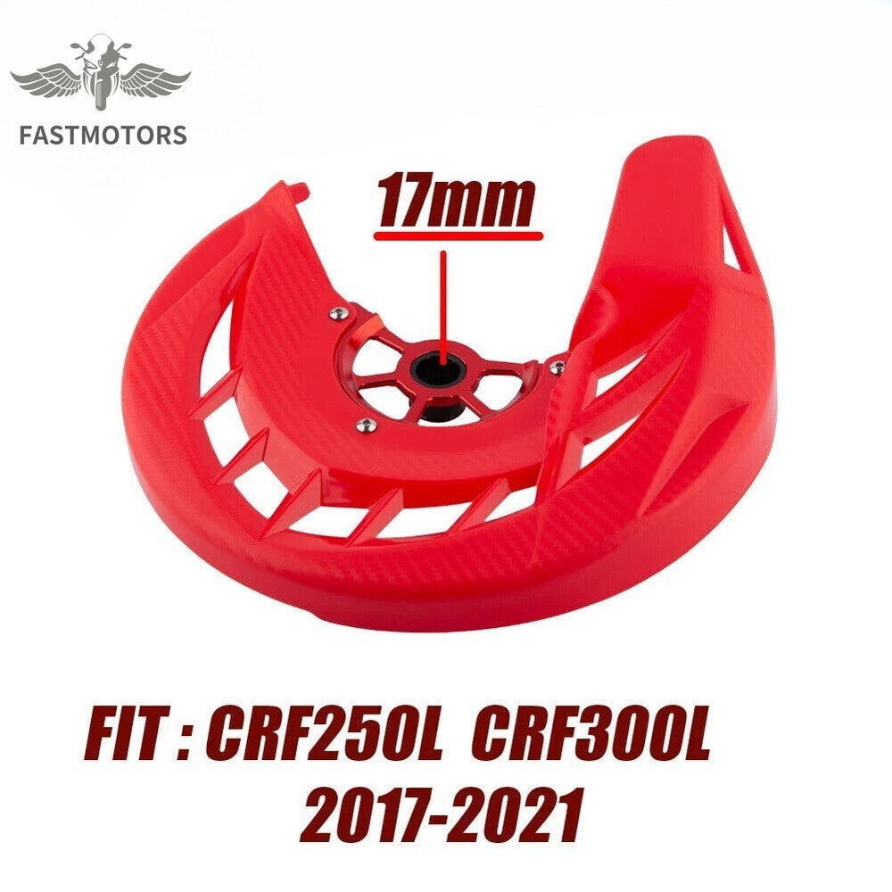 Front Brake Disc Guard Cover Protector For Honda CRF250L CRF300L 17-23 Dirt Bike
