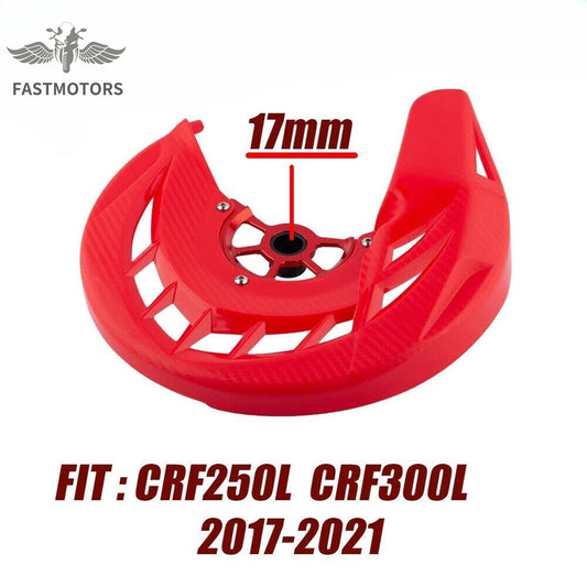 Front Brake Disc Guard Cover Protector For Honda CRF250L CRF300L 17-23 Dirt Bike