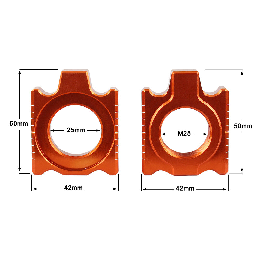 Rear Axle Block Chain Tensioner Adjuster For SX SX-F XC XC-F 125-450 2013-2022