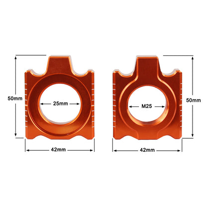 Rear Axle Block Chain Tensioner Adjuster For SX SX-F XC XC-F 125-450 2013-2022