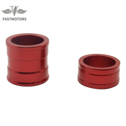 CNC Front Rear Wheel Hub Spacers Red For Honda CRF 125 250 450R 450X 2002-2018
