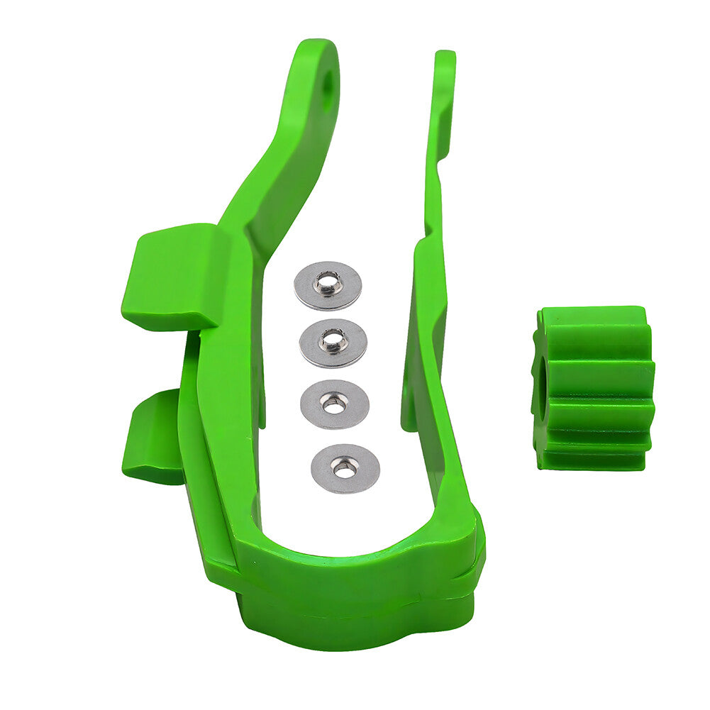 Chain Guard Guide Slider Pulley Kit New For KXF 250 450 KLX450R 2009-2018 Green