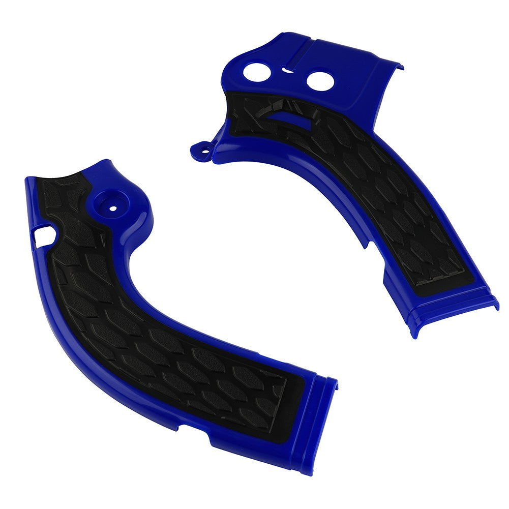 X-Grip Frame Guard Protector Blue/Black For Yamaha WR250F WR450F YZ250F YZ450F