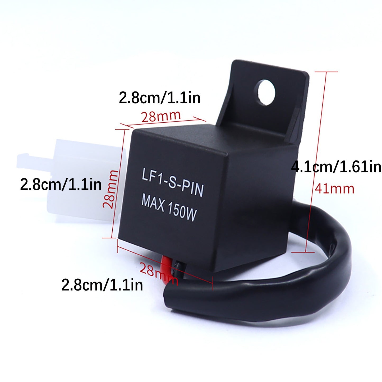2 Pin 12V LED Flasher Relay for Motorcycle Turn Signal Kawasaki Yamaha Kawasaki