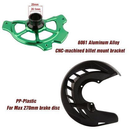 Front Brake Disc Rotor Guard Cover For Kawasaki KX250 KX250F KX450F US 20mm