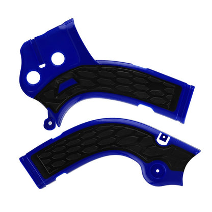 X-Grip Frame Guard Protector Blue/Black For Yamaha WR250F WR450F YZ250F YZ450F