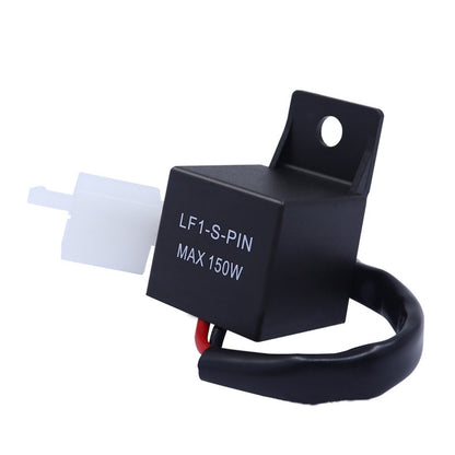 2 Pin 12V LED Flasher Relay Buzzer for Motorcycle Turn Signal Honda KTM Suzuki