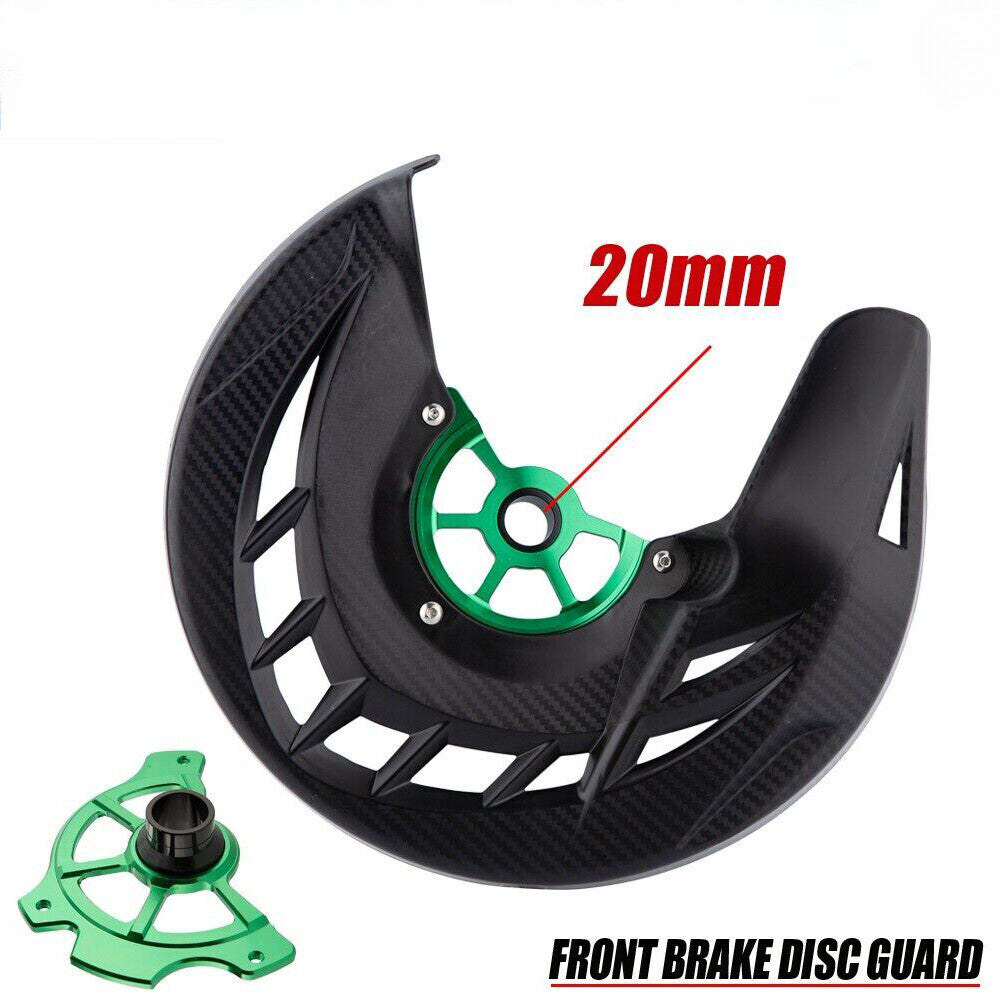 Front Brake Disc Rotor Guard Cover For Kawasaki KX250 KX250F KX450F US 20mm
