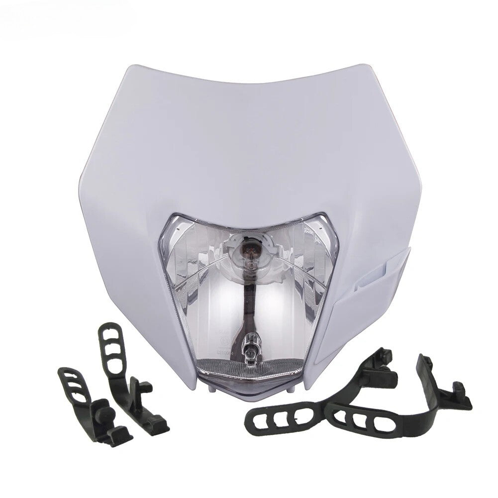 Motorcycle 15 Headlights White PP Plastic For KTM SX XC SXF XCF 350 300 400 450
