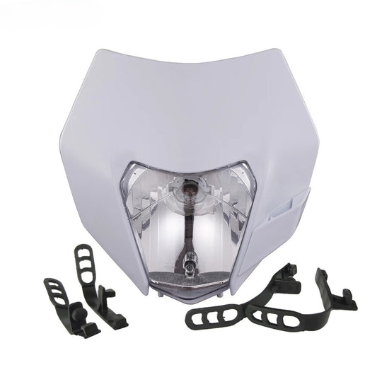 Motorcycle 15 Headlights White PP Plastic For KTM SX XC SXF XCF 350 300 400 450