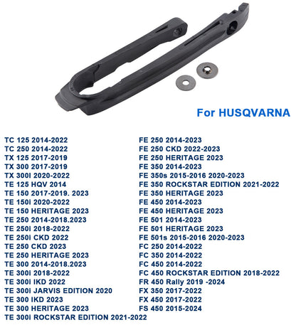 Swingarm Chain Slider Protection Black For KTM SX XC 125 300 400 2014-2024 New