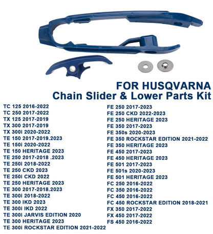 Motorcycle Chain Slider Blue For KTM SX XC EXC SXF 150 250 350 450 2016-2023